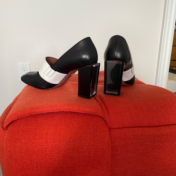 Sportmax heeled shoes black and white, size 7, look like new - Picture 4 of 4